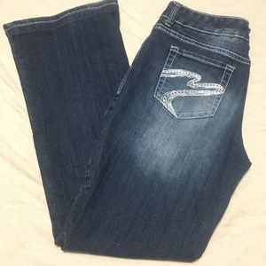 Maurices Curvy/Bootleg Jeans, Size 9/10